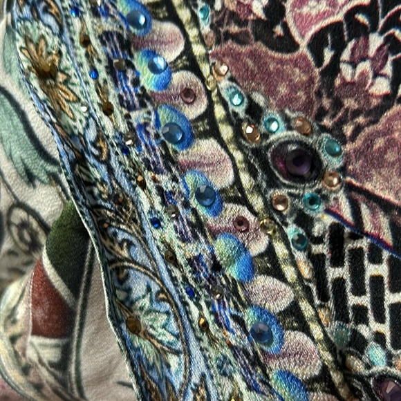 Camilla printed robe with pockets - Picture 5 of 5